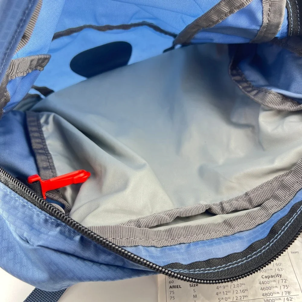 Osprey Backpack Detachable Top Lid Brain Only Replacement Blue Hiking Pack Part